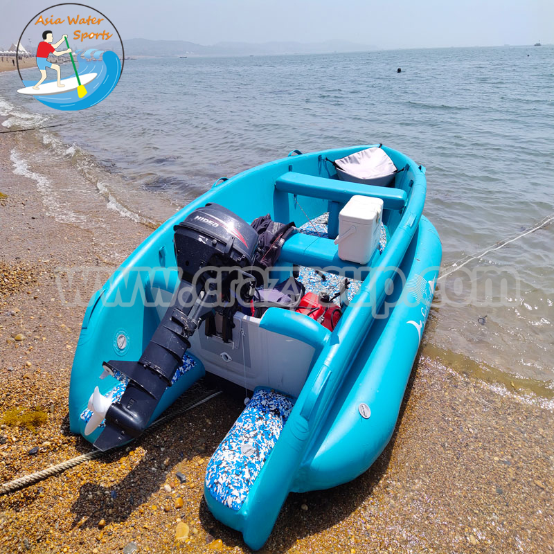 Customized Sailfish Drop Stitch Material Inflatable Catamaran Boat